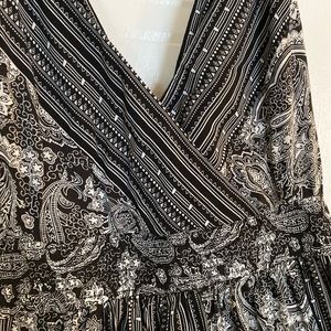 Flowy lightweight jumpsuit or swimsuit cover up